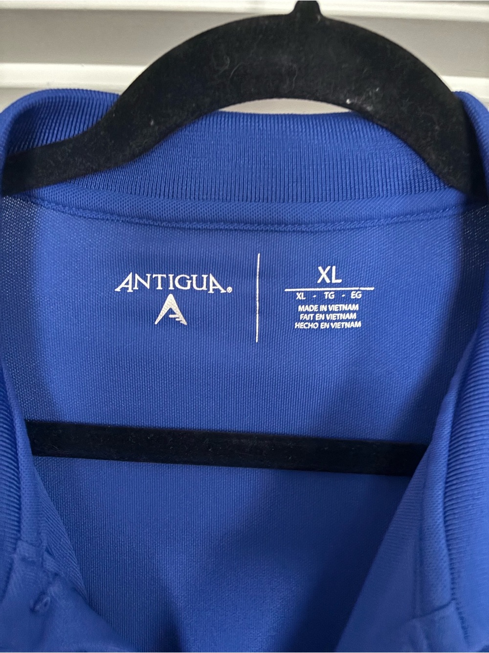 Antigua Men's Polo in Royal Blue